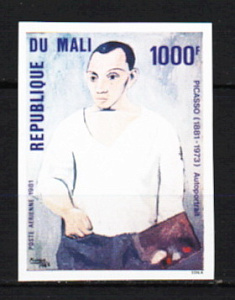 Мали, 1981, Живопись Пикассо, 1 марка без зубцов